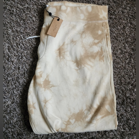 NWT Rag & Bone Light Dove City Tie Dye Cotton Prospect Joggers Men's XXL